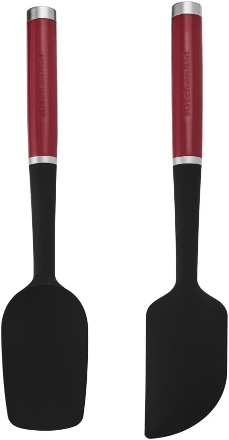 KitchenAid Universal 2pc Silikon Spatel Set - Empire Rot