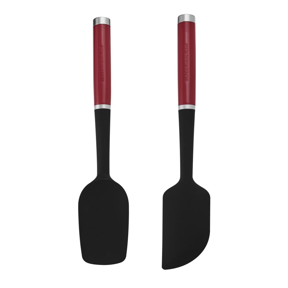 KitchenAid Universal 2pc Silikon Spatel Set - Empire Rot