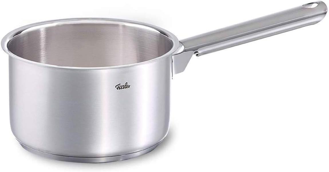 Fissler Family Line/Edelstahl-Topfset, 5-teilig, Kochtopf-Set, Töpfe mit Deckel, spülmaschinen-geeignet, Induktion, alle Herdarten (3 Kochtöpfe, 1 Bratentopf, 1 Stielkasserolle-deckellos)