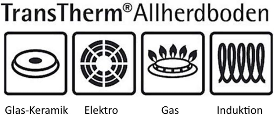 WMF Quality One Topfset Induktion 5-teilig, Kochtopf Set mit Glasdeckel, Cromargan Edelstahl poliert, Induktions Töpfe Set unbeschichtet, Dampföffnung, für alle Herdarten geeignet