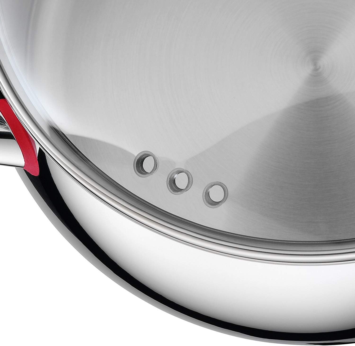 WMF Quality One Topfset Induktion 5-teilig, Kochtopf Set mit Glasdeckel, Cromargan Edelstahl poliert, Induktions Töpfe Set unbeschichtet, Dampföffnung, für alle Herdarten geeignet