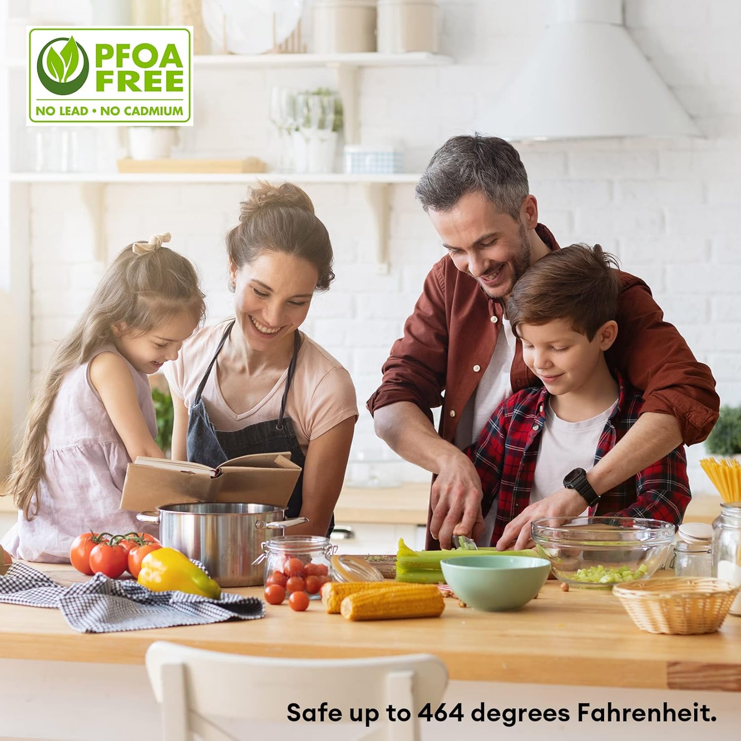 JEETEE Familie Topfsets Pfannenset 23-Teilig, Antihaft-Granit Topf und Pfannenset, Topfset Induktion, Perfekt für ein neues Geschenk zu Hause, Für alle Herdtypen Geeignet, Grau
