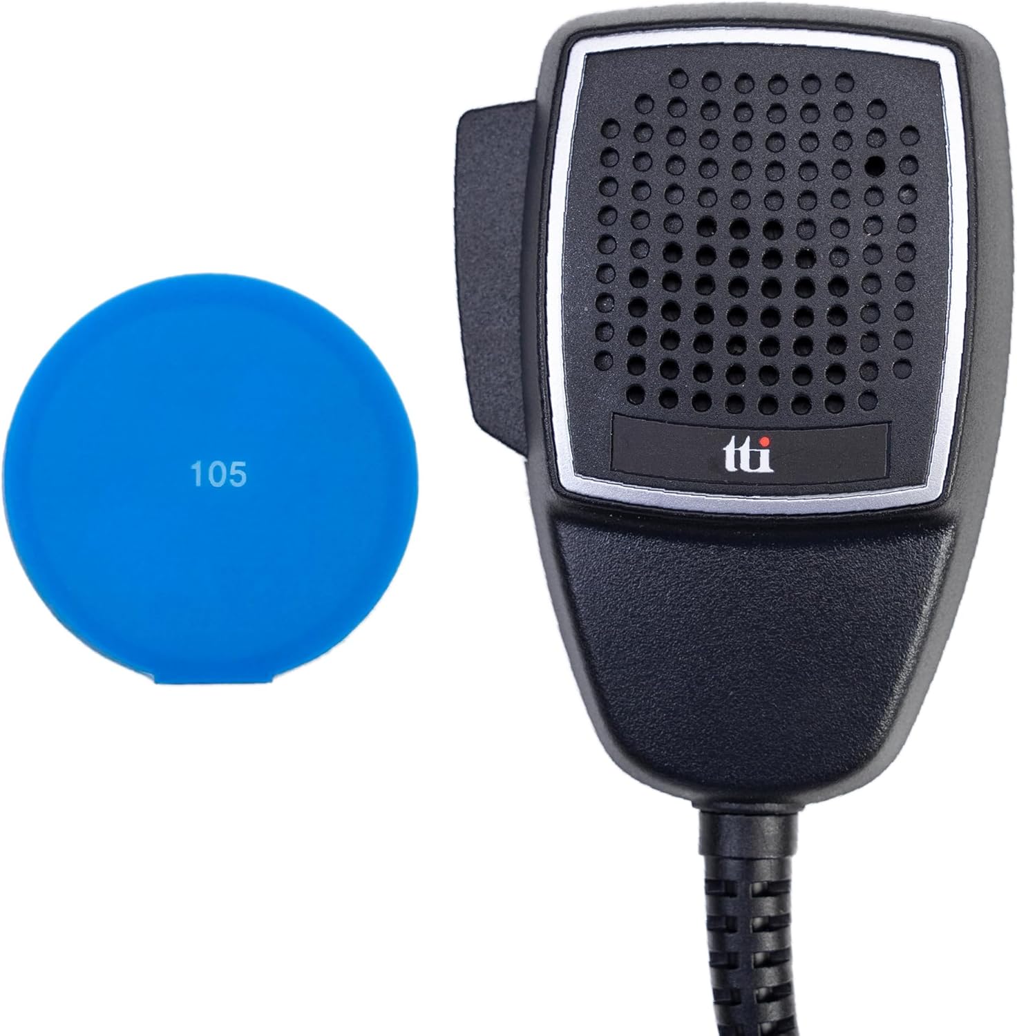 TTi AMC-5011N Mikrofon mit 4 Pins für TTi Radiosender + Sticky Pad Blau